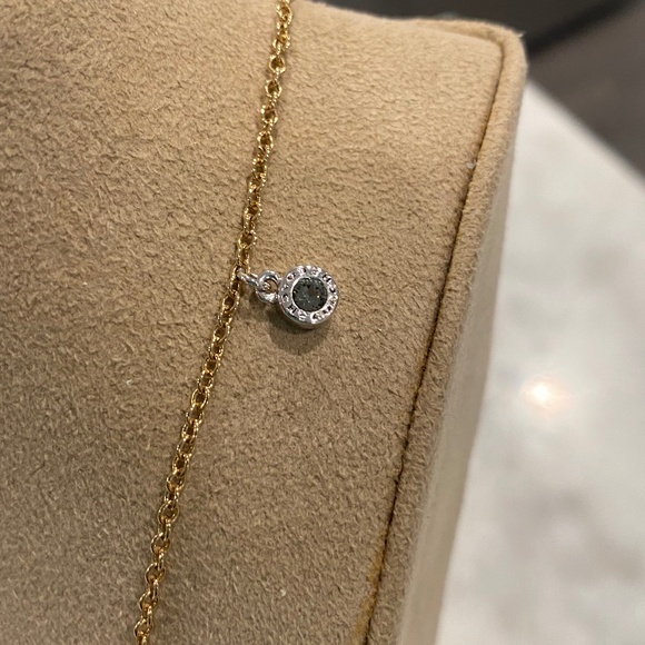 NWOT Coach Charm Necklace and Earrings Set - Picture 7 of 12